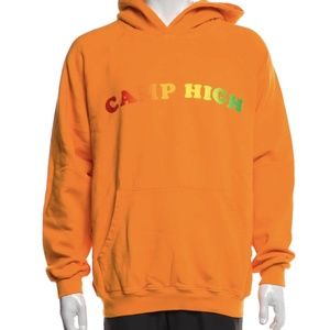 🍄 Camp High- Collective Orange Hoodie